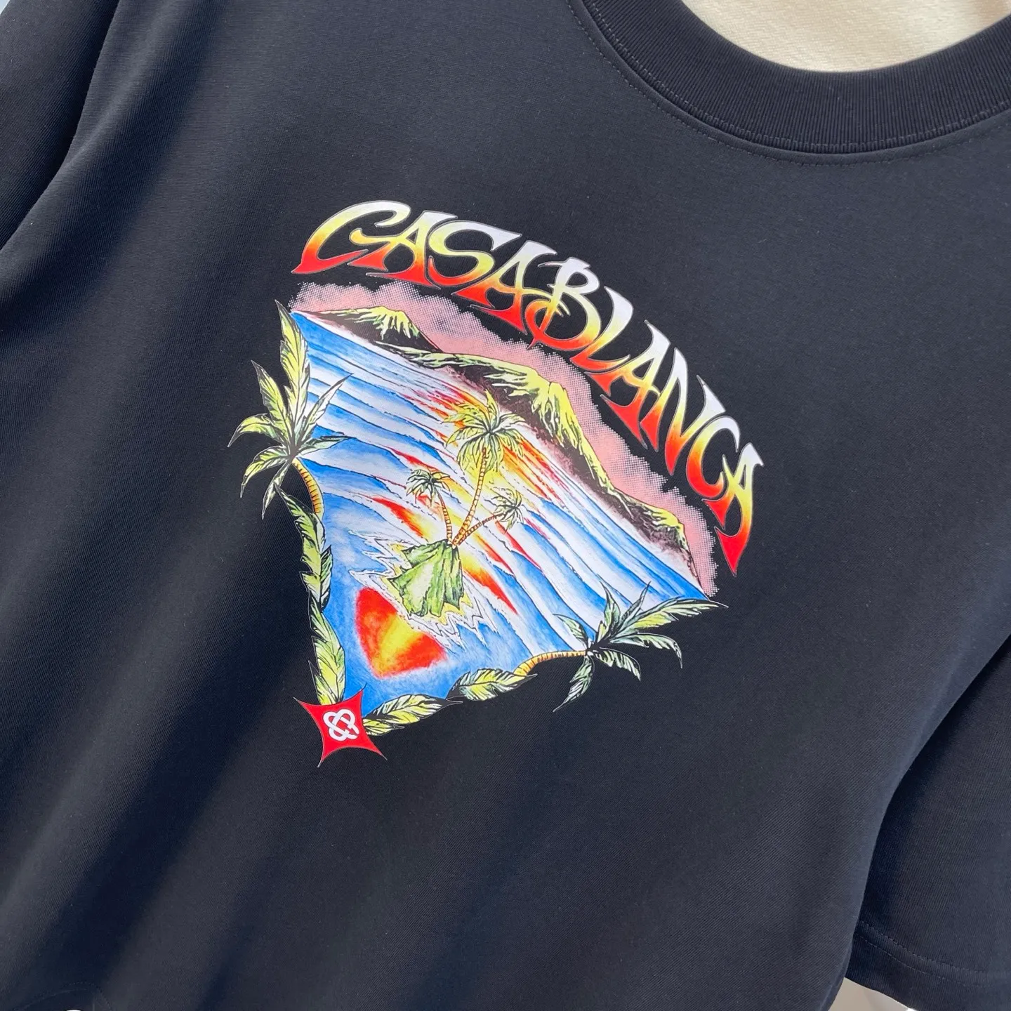New Arrival Casablanca Classic Series T ～ ， ， 。 ， Classic ， In Stock ！ ：White Black Light Green Orange Pink（5 ） Size：S M L XL XXL